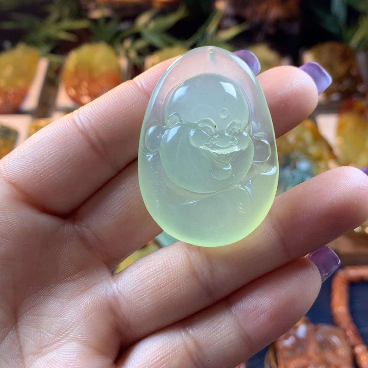 【闪购商品】蛇纹石玉颈饰未镶嵌