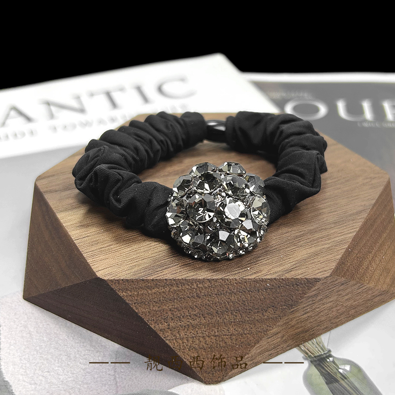 【LXX靓西西】5436发圈简约气质钻球面膜发圈