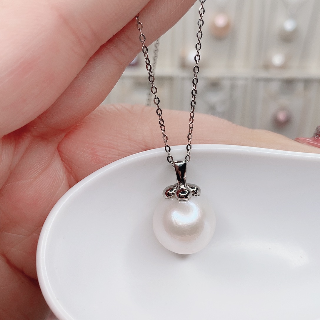 淡水珍珠合金吊坠(赠链)