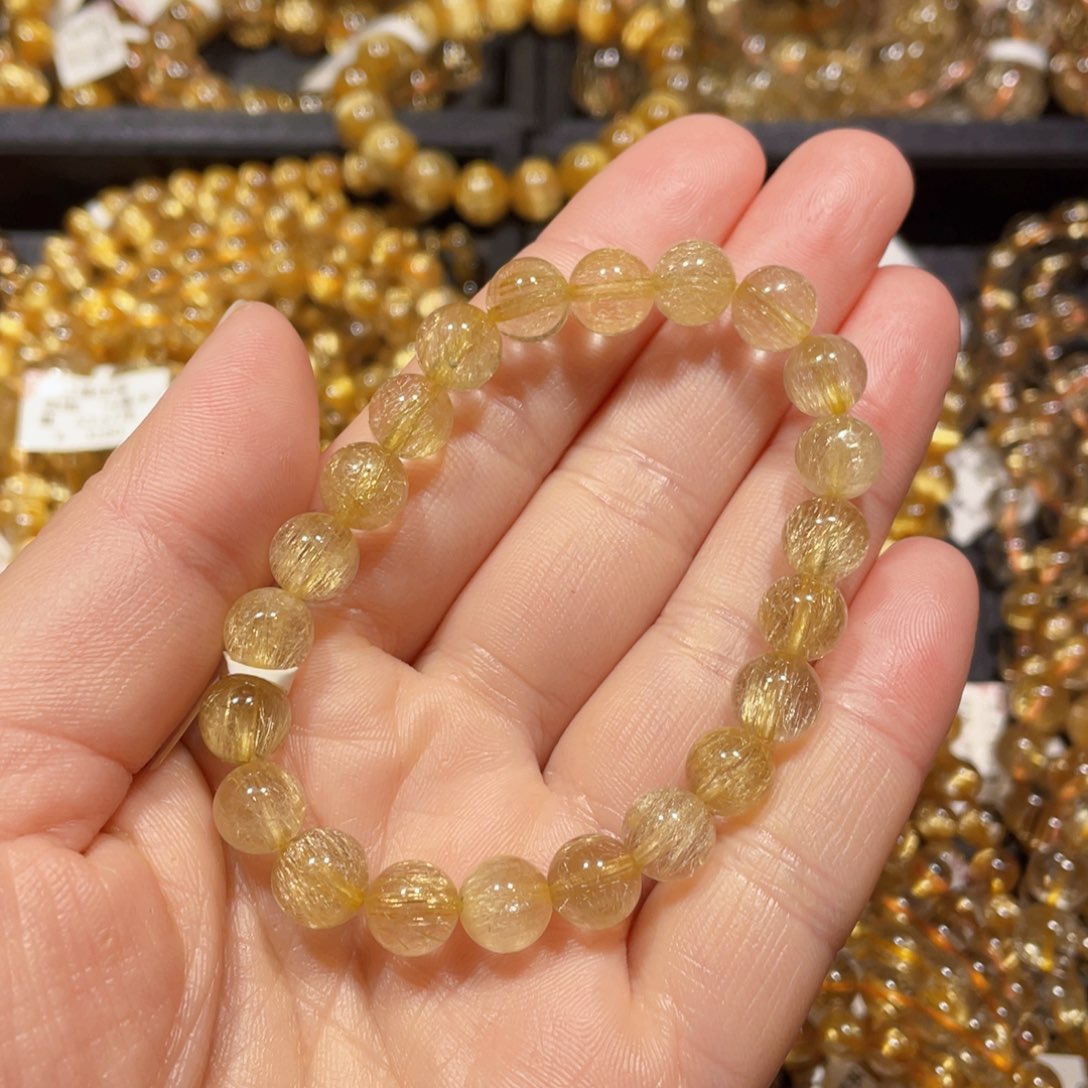 水晶手链未镶嵌天然水晶手链