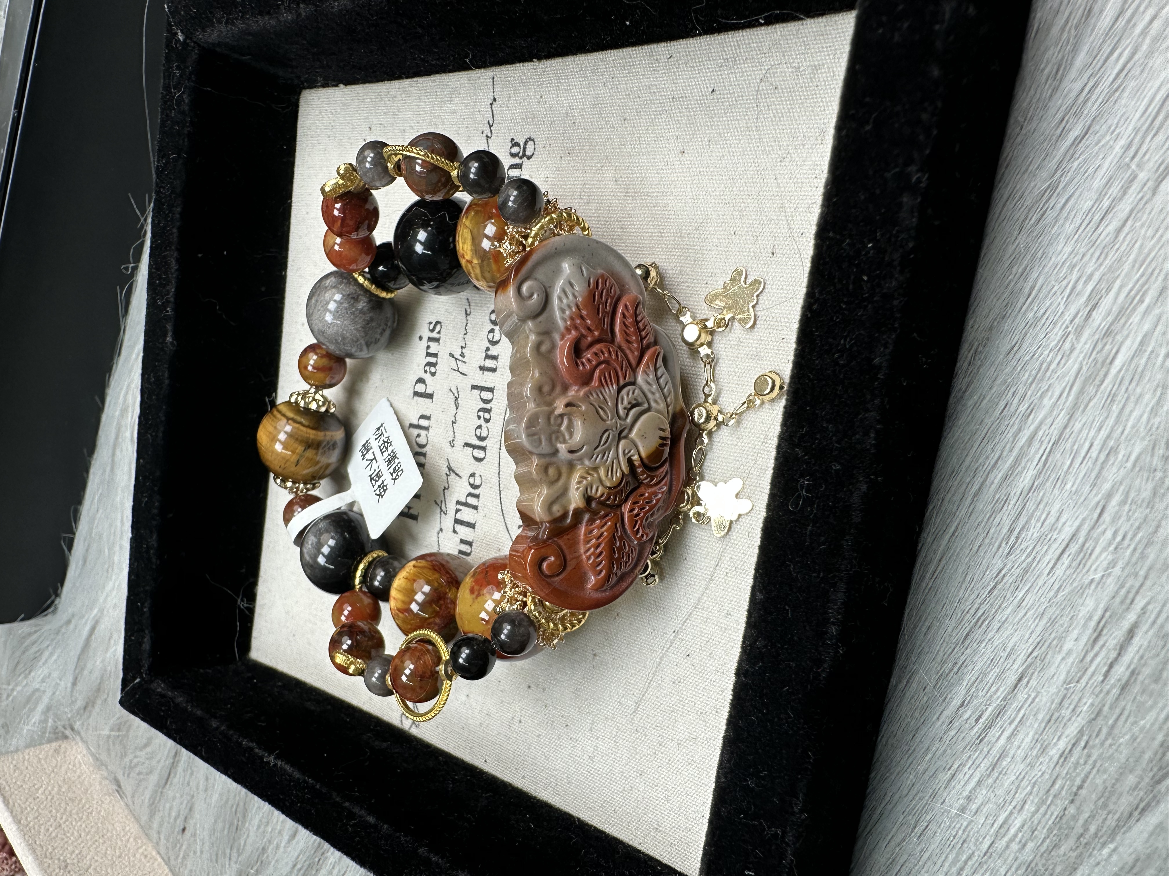 木木水晶屋 B093阿拉善狐牌 天然水晶 多样性发货