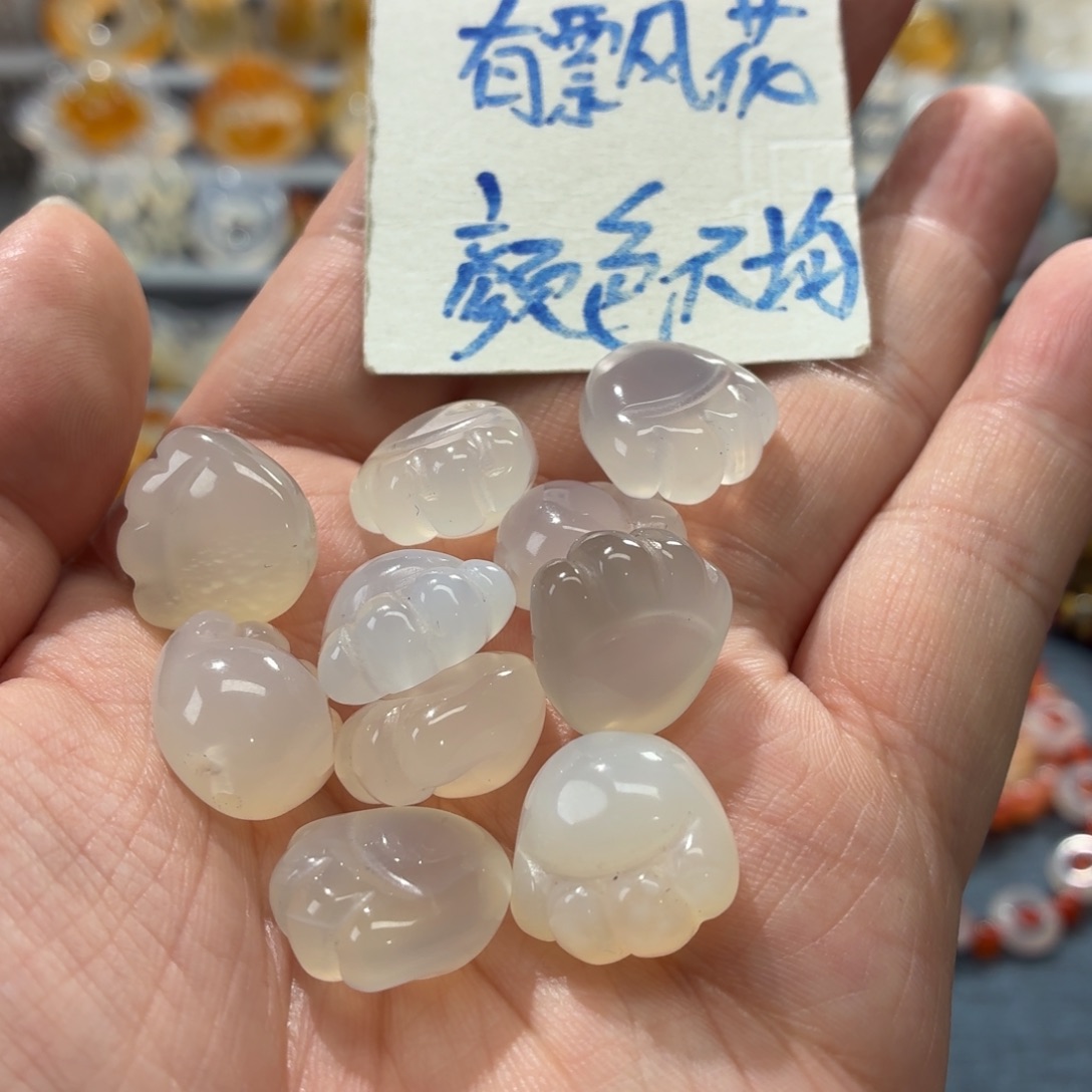 玛瑙/玉髓未镶嵌吊坠(不含链)