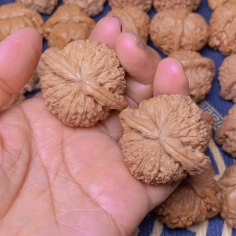 【闪购商品】文玩核桃吊坠猪***侠白狮子44