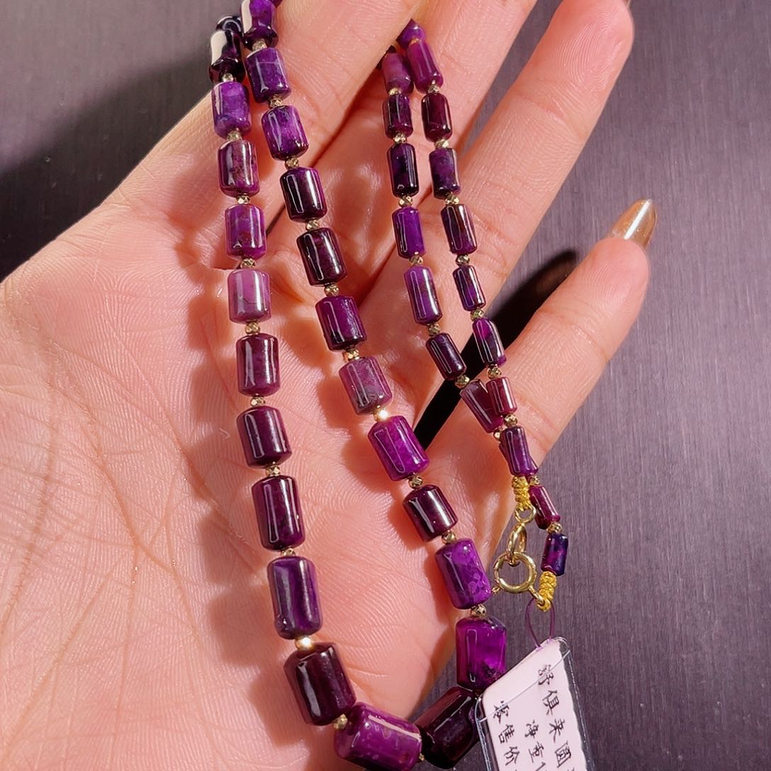 苏纪石（舒俱来）项链k金未镶嵌