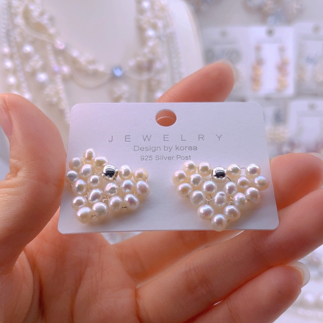 未镶嵌耳饰淡水珍珠