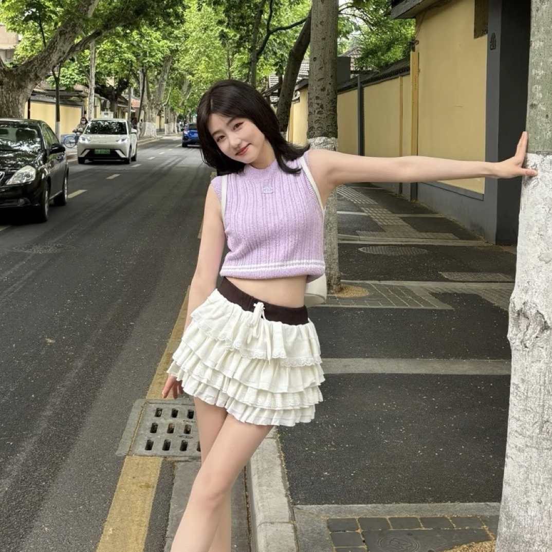 99新 Chanel/香奈儿 E600968/新款粉色针织背心/36码