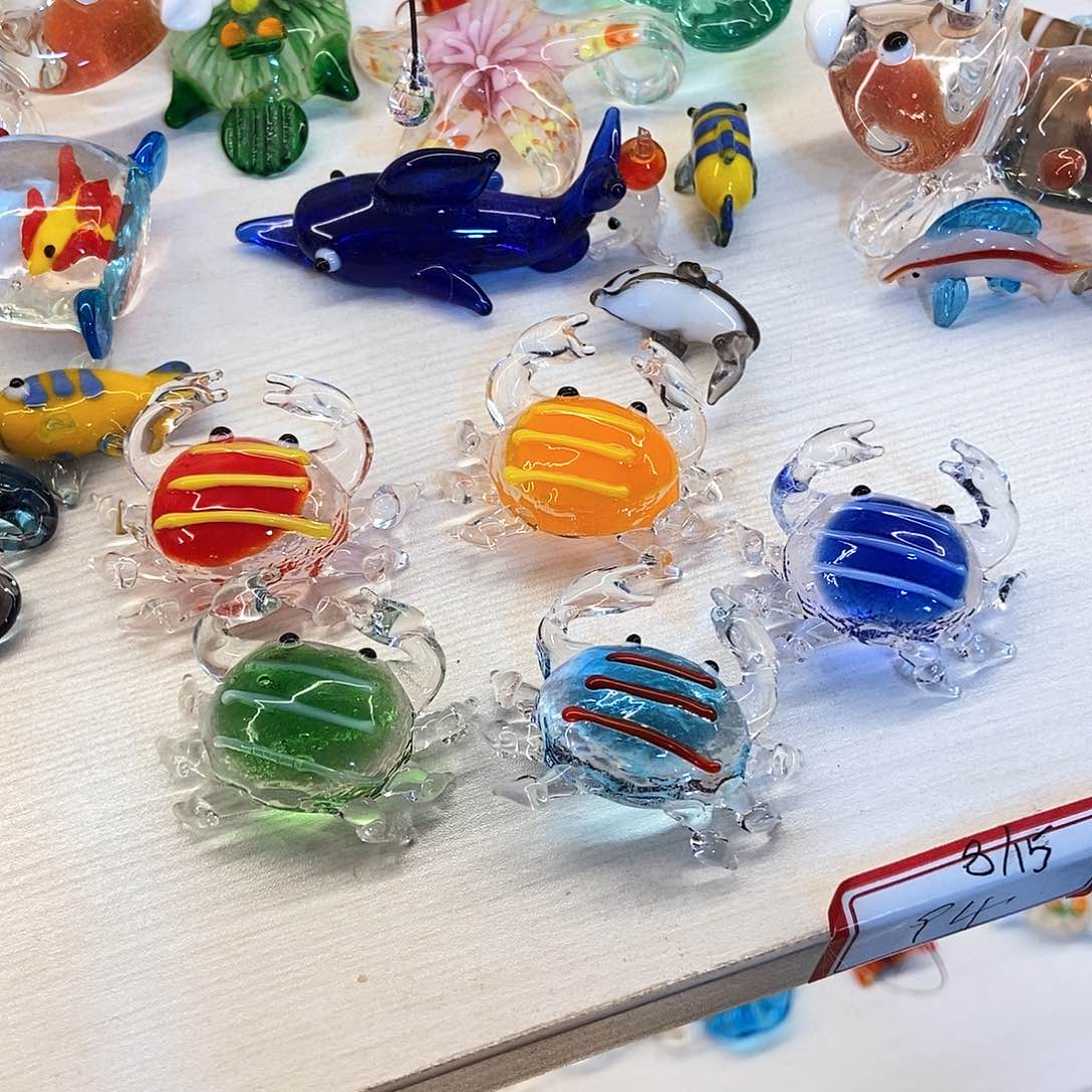 琉璃手工艺品螃蟹