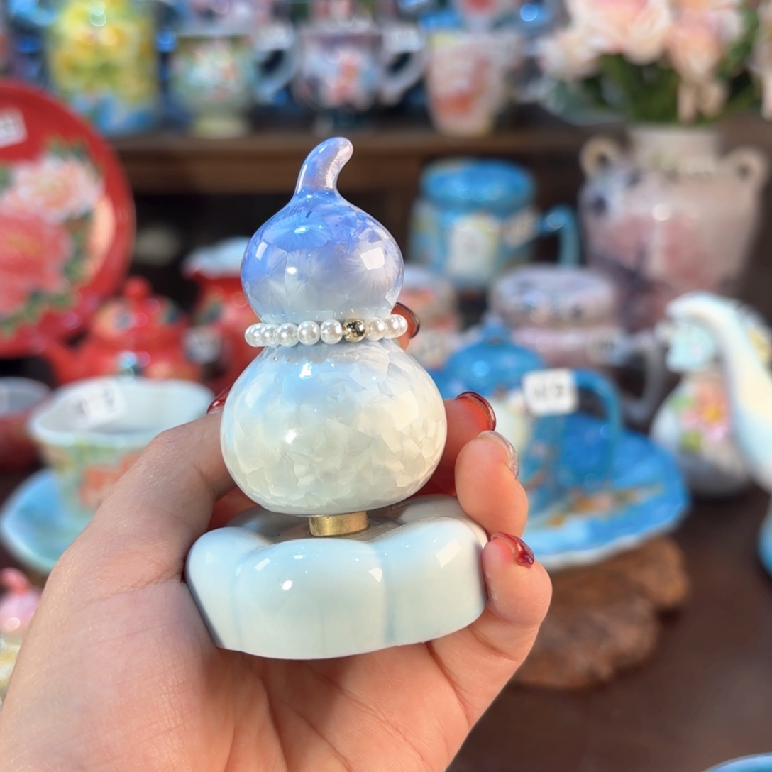 景德镇手绘高温釉下彩陶瓷茶具