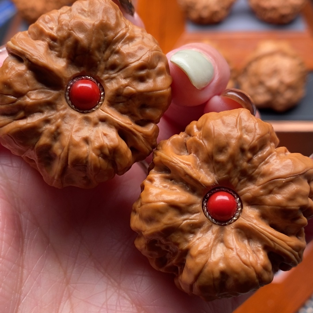 把件文玩核桃39尺寸蛤蟆头