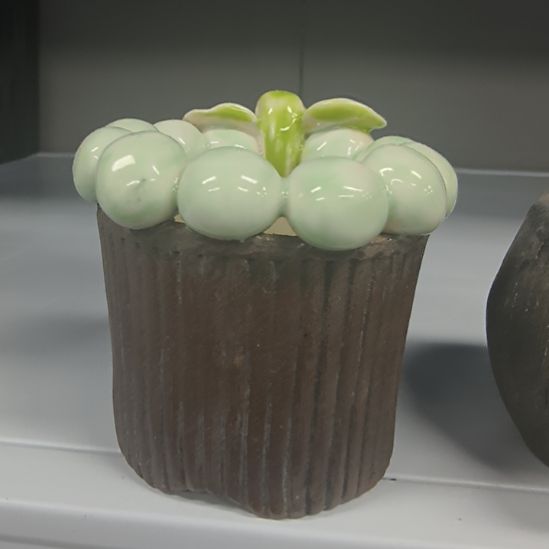 景德镇手工高温陶瓷：内口5高6.5(微瑕)