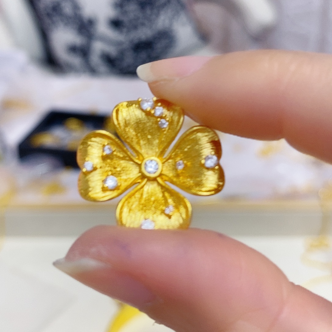 合金四叶草吊坠00038