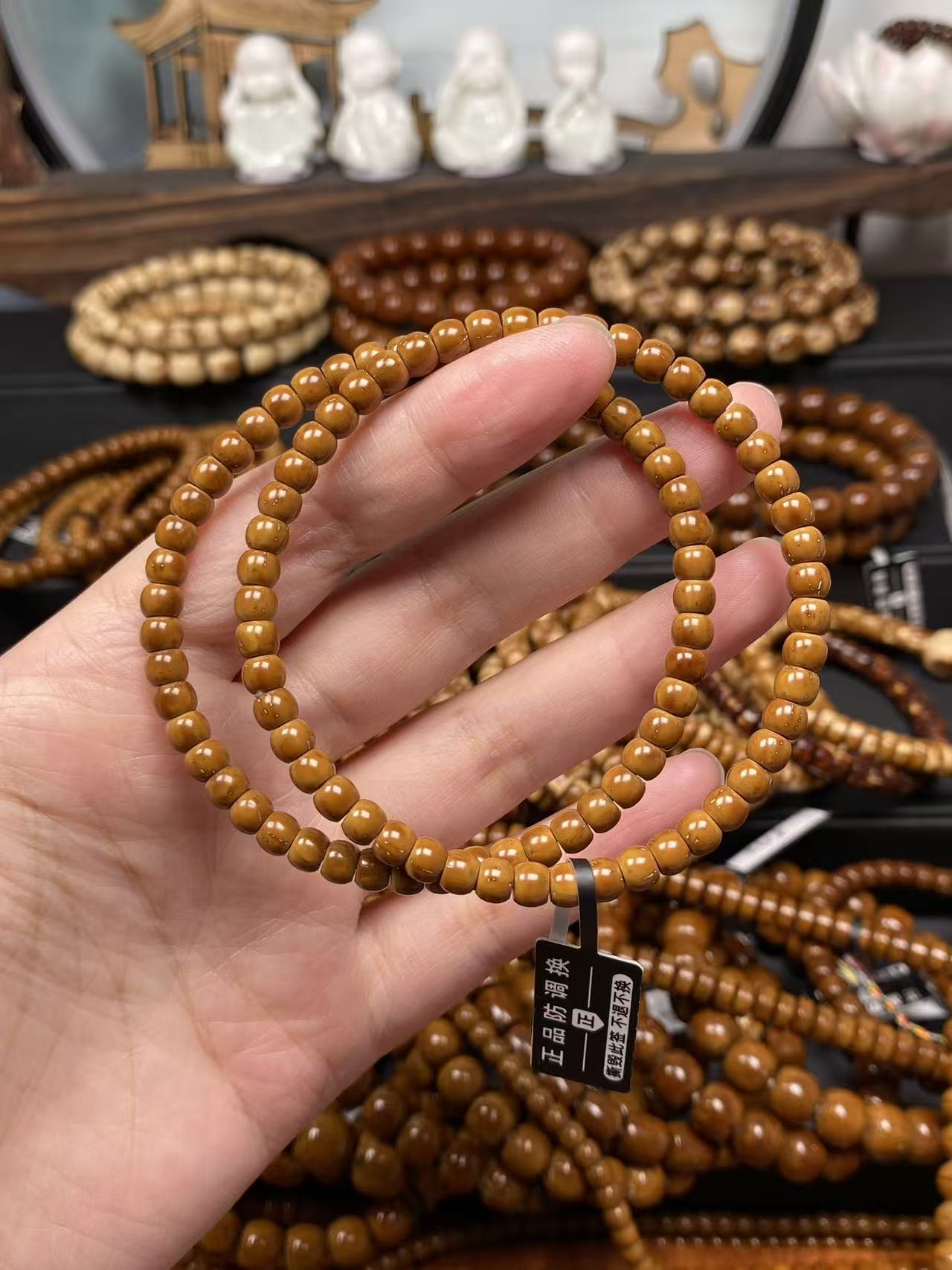 紫金鼠纯肉实心极限弧手串弧切手串尺寸5*4