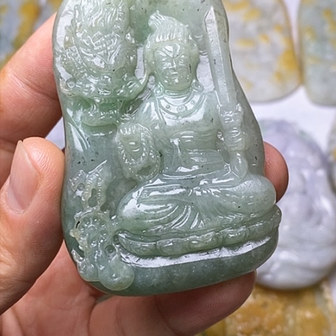 定制翡翠未镶嵌Y***心翡翠