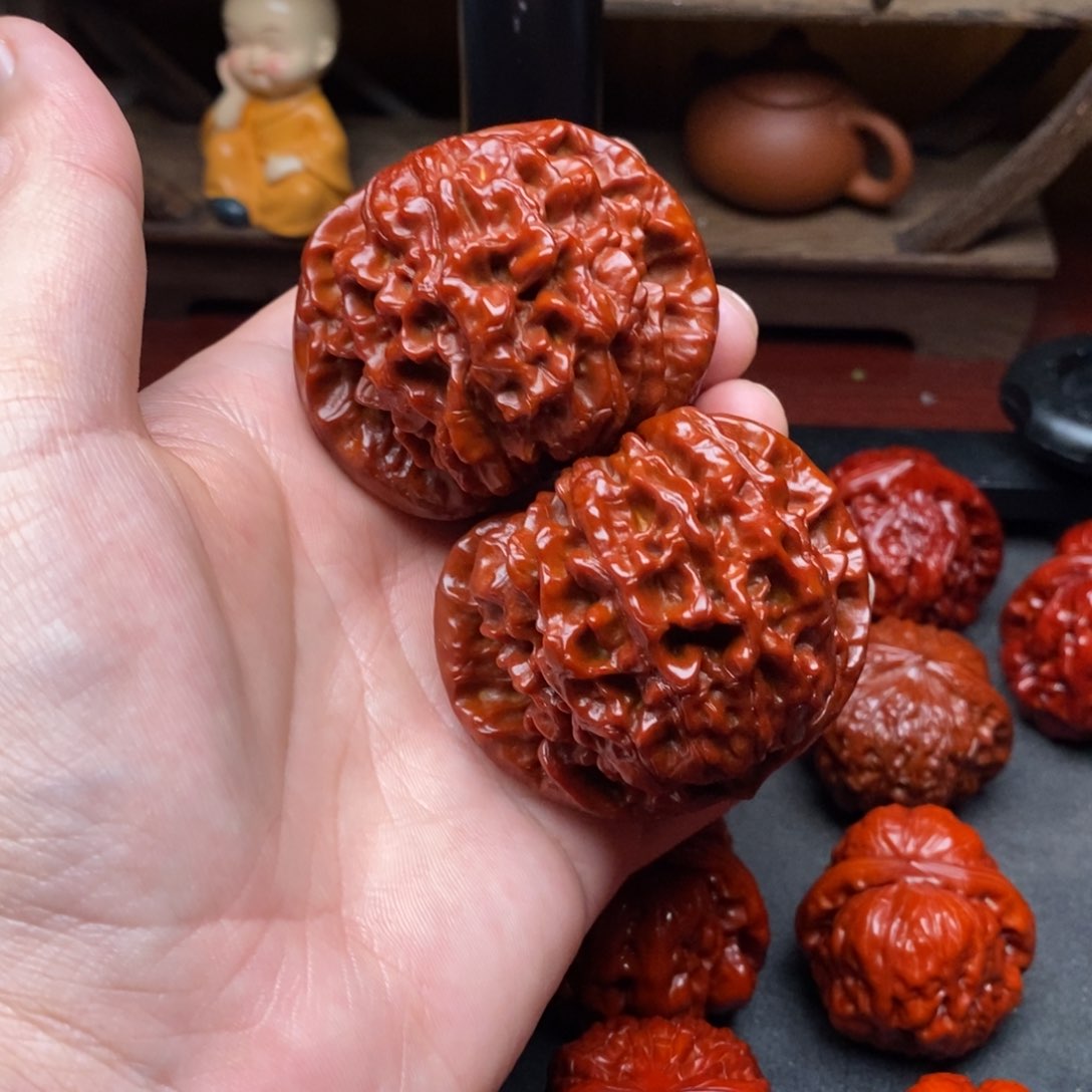 吊坠文玩核桃55龙鼎