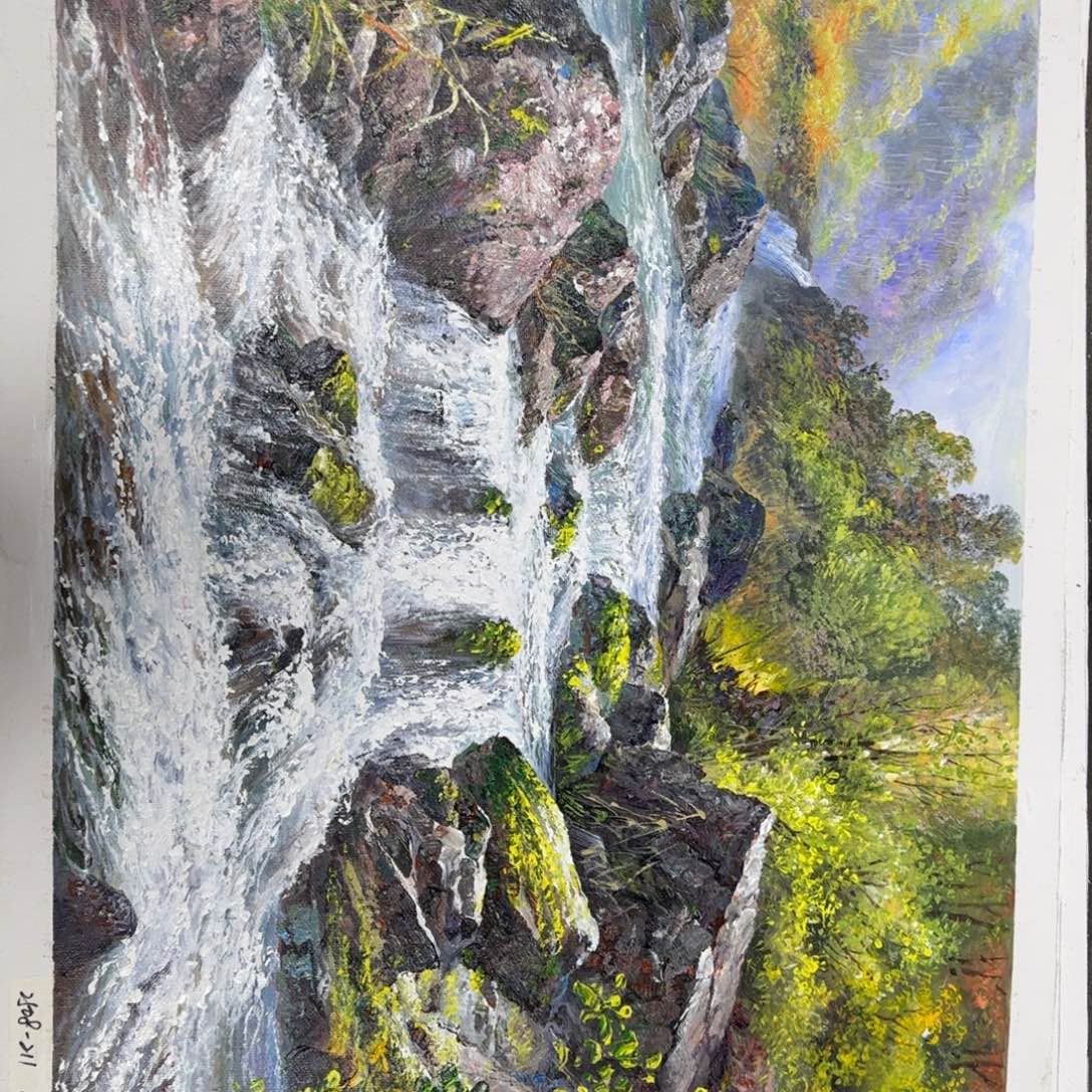 油画一起吃火锅吃