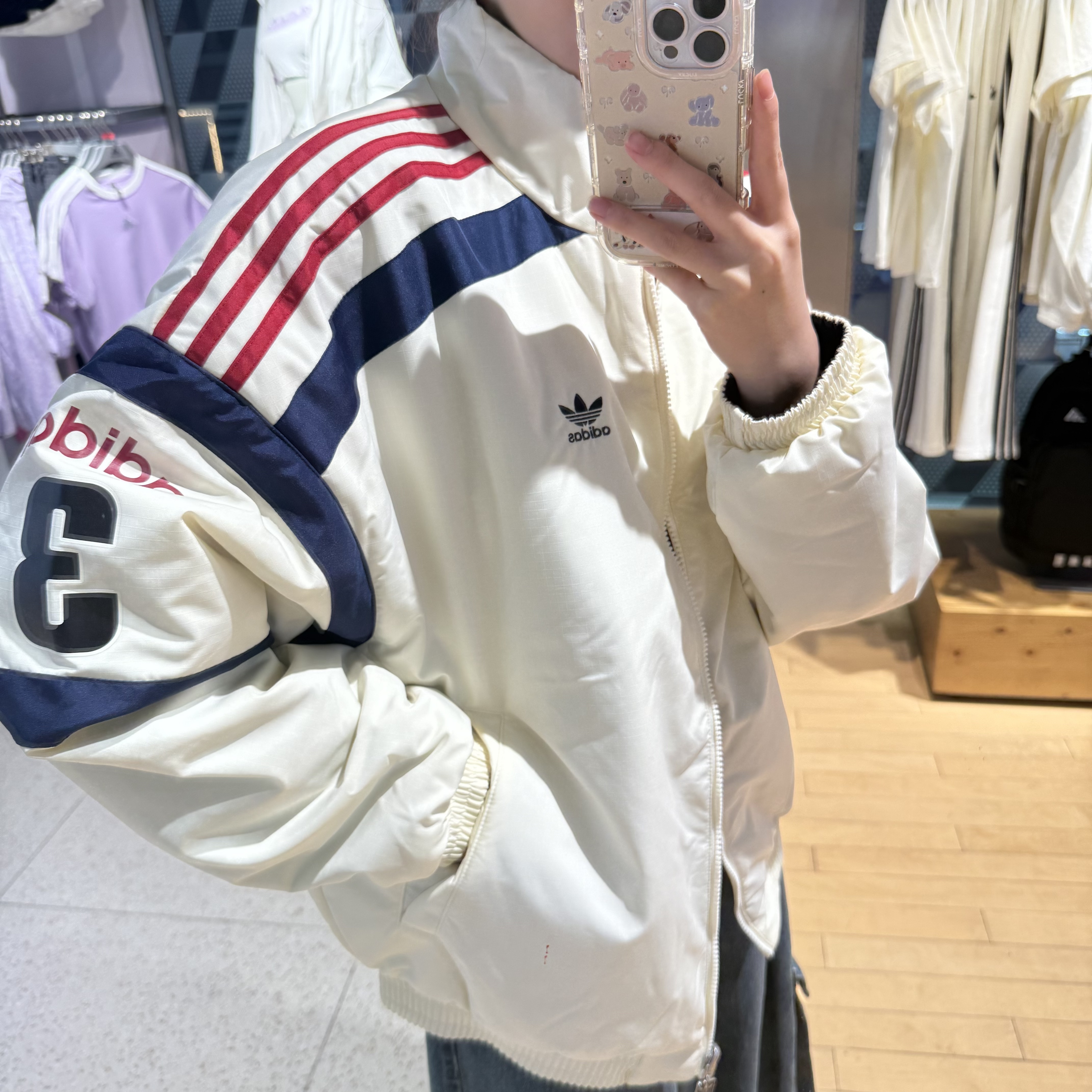 ADIDAS TEAM REVERSIBLE PADDED 新款保暖双面穿运动棉服  KC0094
