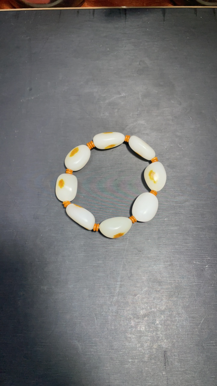 和田玉原石精品手串