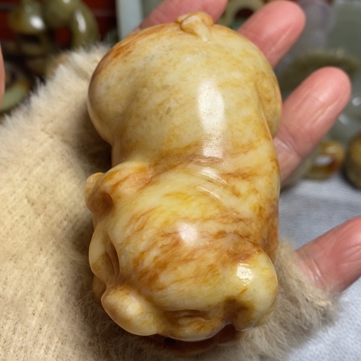 和田玉（糖玉）颈饰未镶嵌