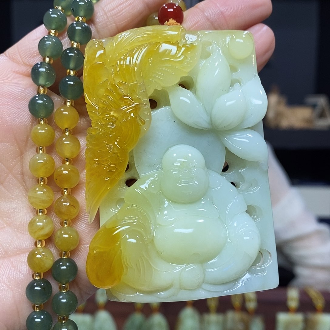 岫玉挂件吊坠未镶嵌