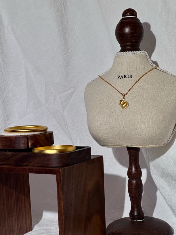 铜合金吊坠 拉丝葫芦吊坠项链