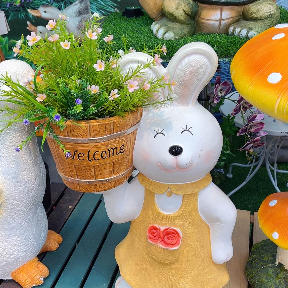 红陶花园庭院摆件