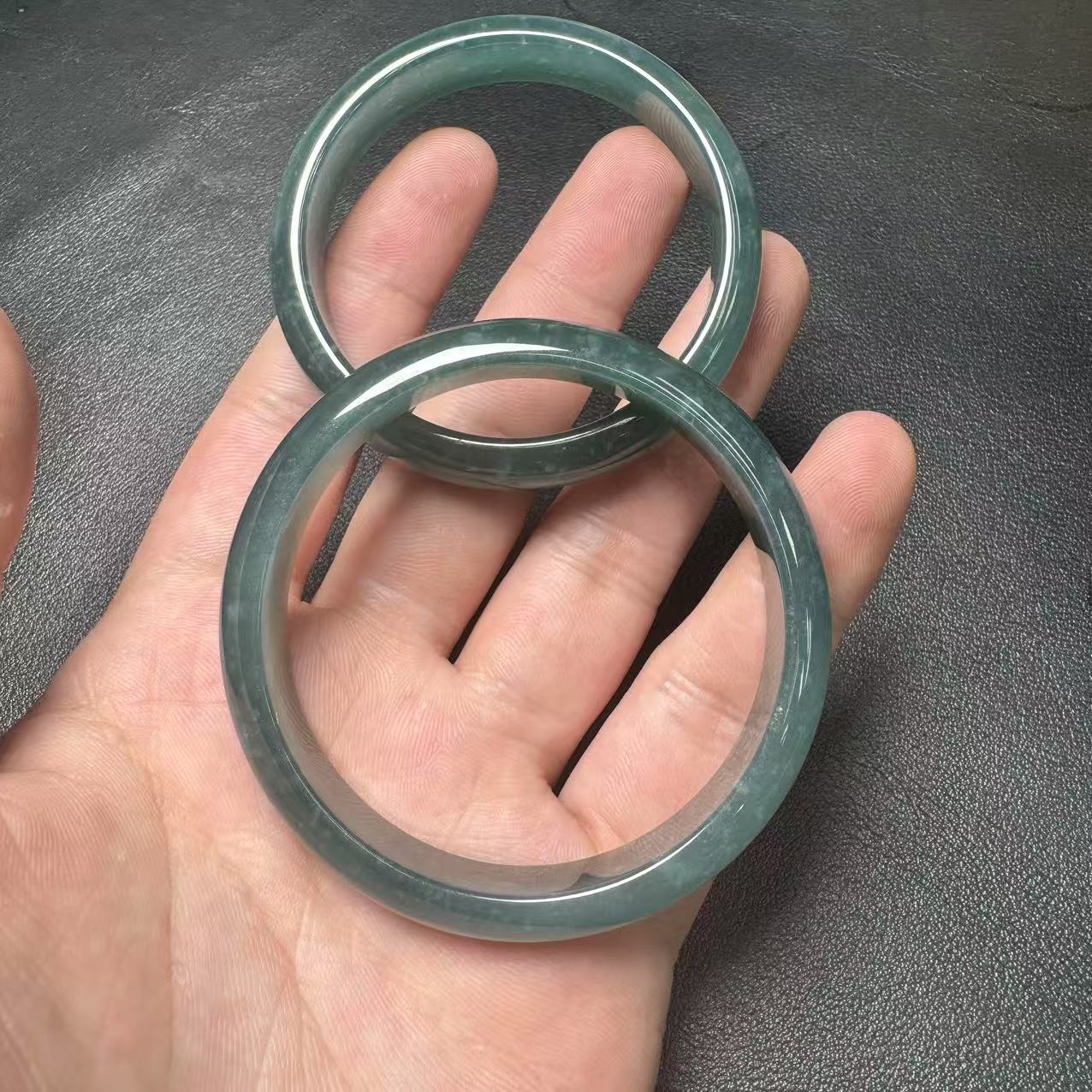 【玉经纶】-45681/Q30-621-翡翠手镯-多样性发其一