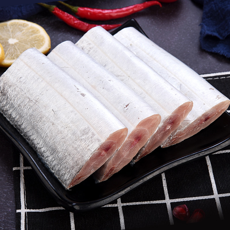 美味带鱼段油炸做菜高品质