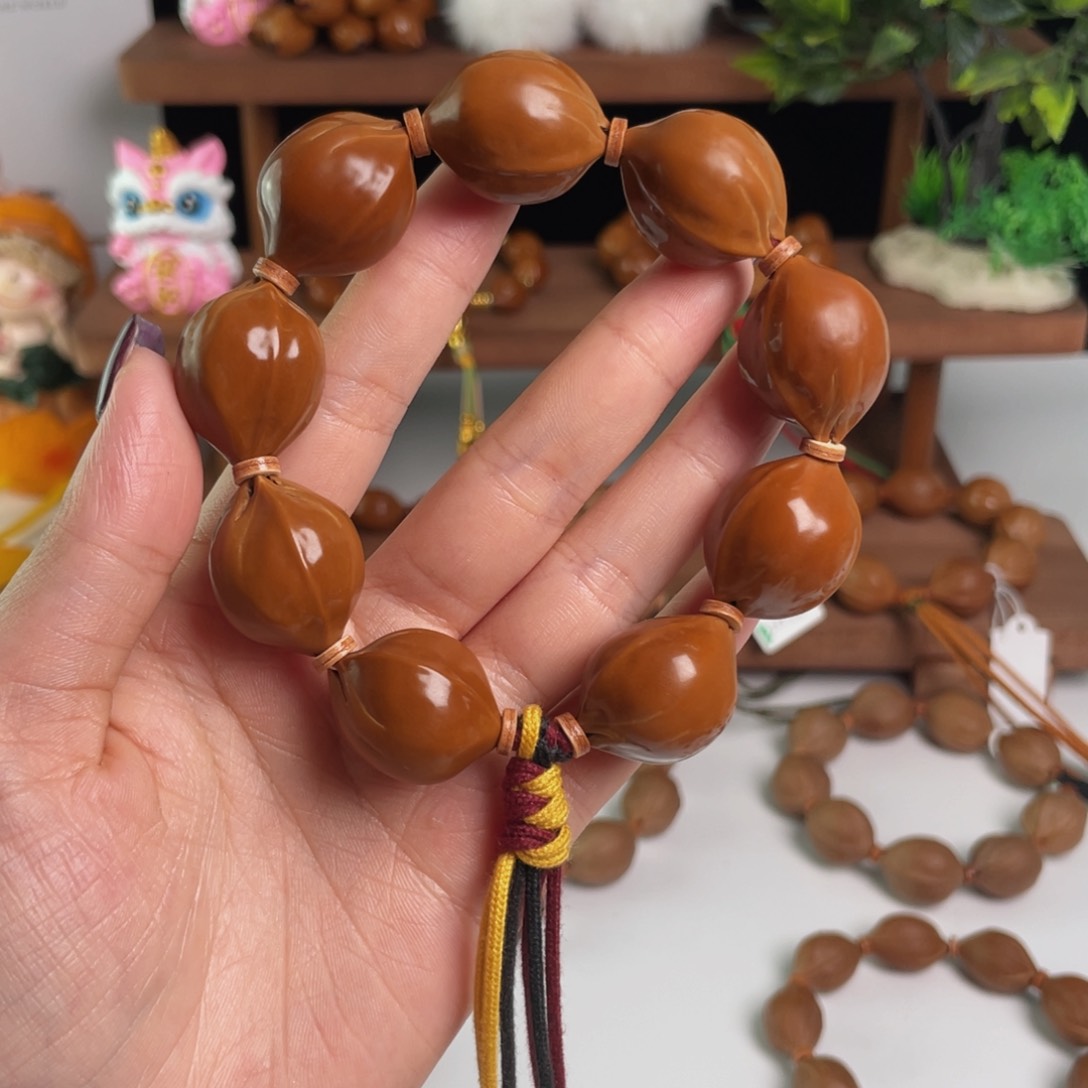 手串橄榄核原生态20/26梅林铁核素串