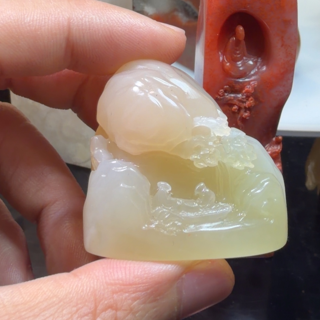 杂***柜寿山石印石老挝石