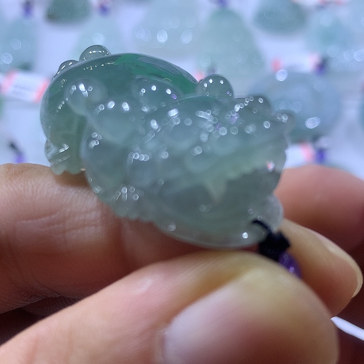 翡翠未镶嵌颈饰天然翡翠A货吊坠末镶嵌