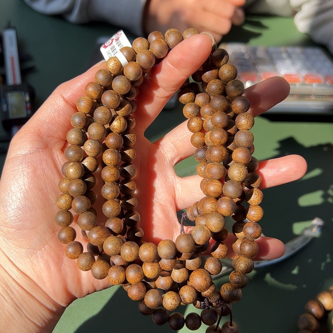 沉香手串白棋24克0.8多样性发一条