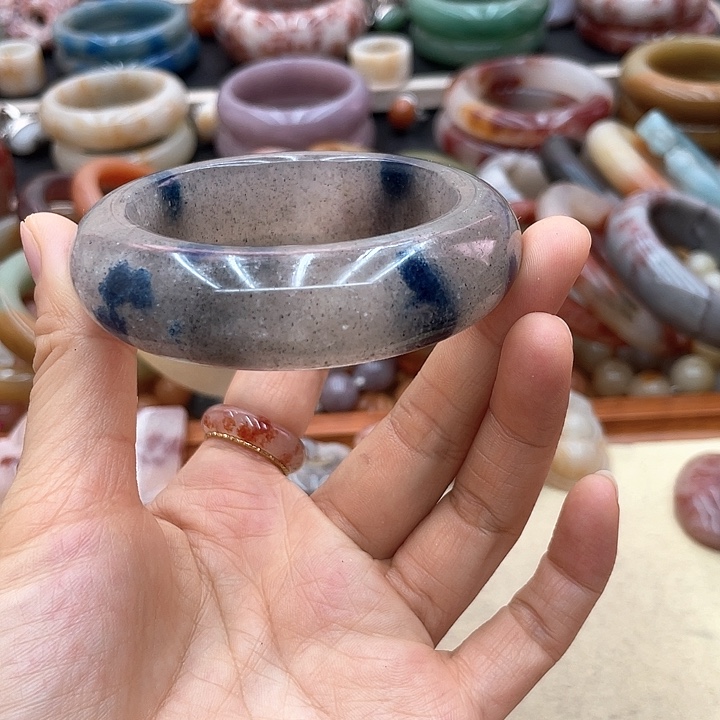 石英质玉圈口54未镶嵌