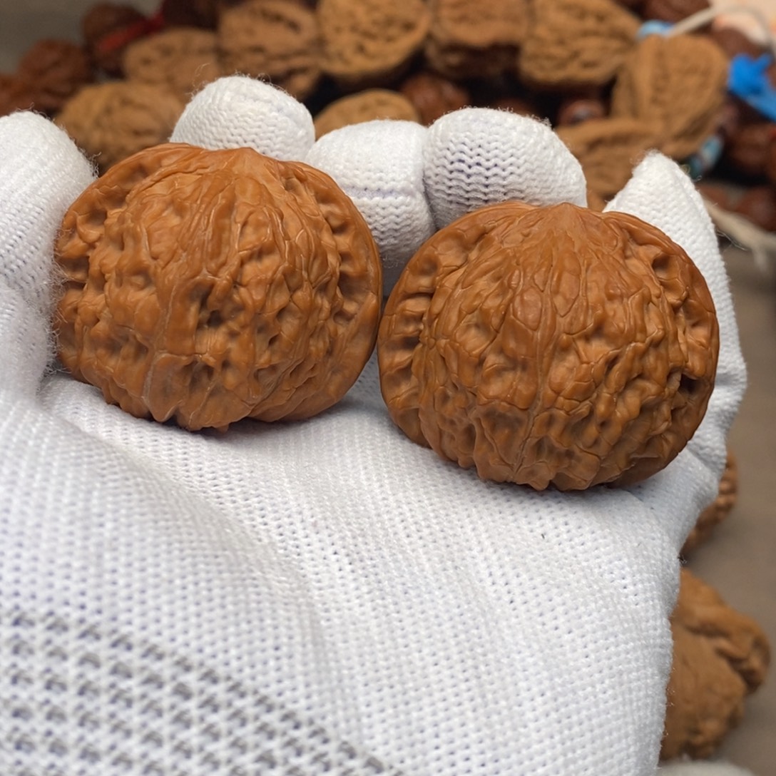 文玩核桃把件磨盘41.5