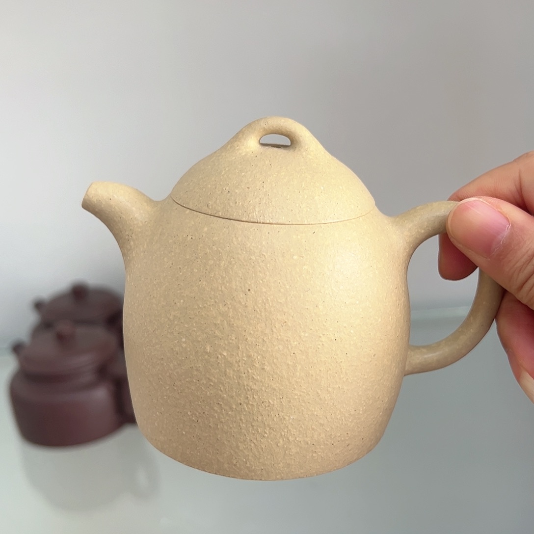 紫砂茶壶黄龙山原矿本绿250