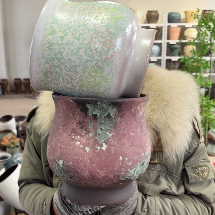 正品高21口19花盆