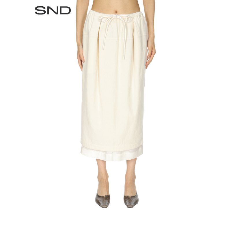 【LAMRONS 设计师品牌】SND AW25 抽绳半裙