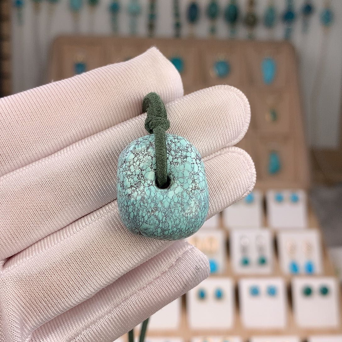 绿松石未镶嵌项链