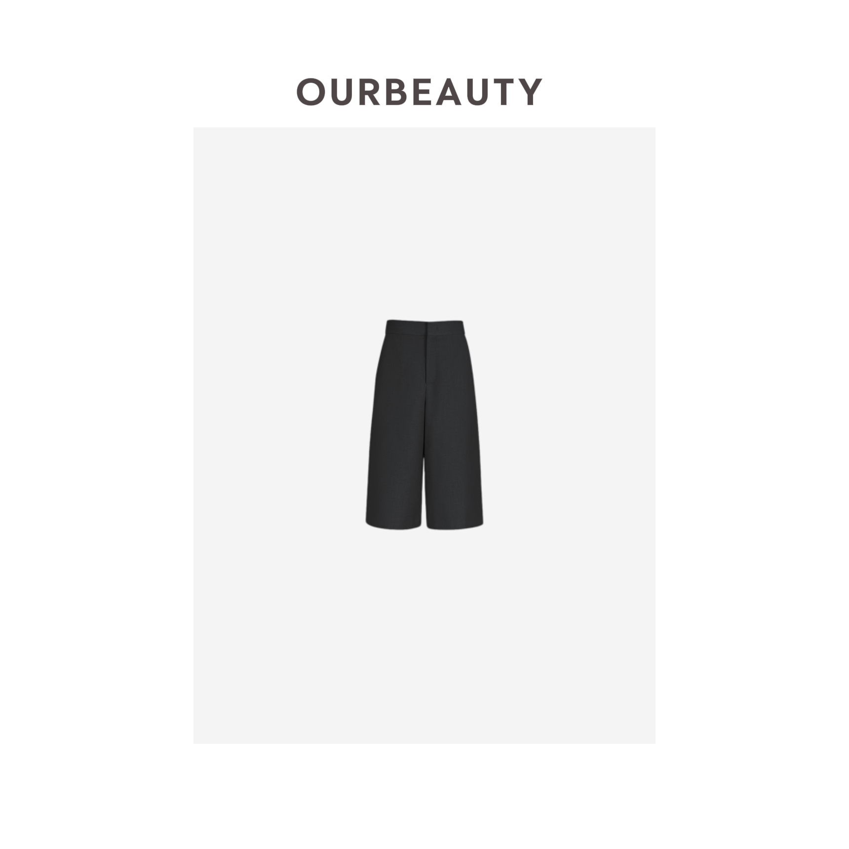 【OURBEAUTY】经典七分立裁西裤