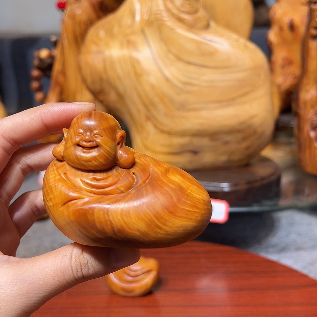 柏木（崖柏）s***g崖柏木手把件摆件