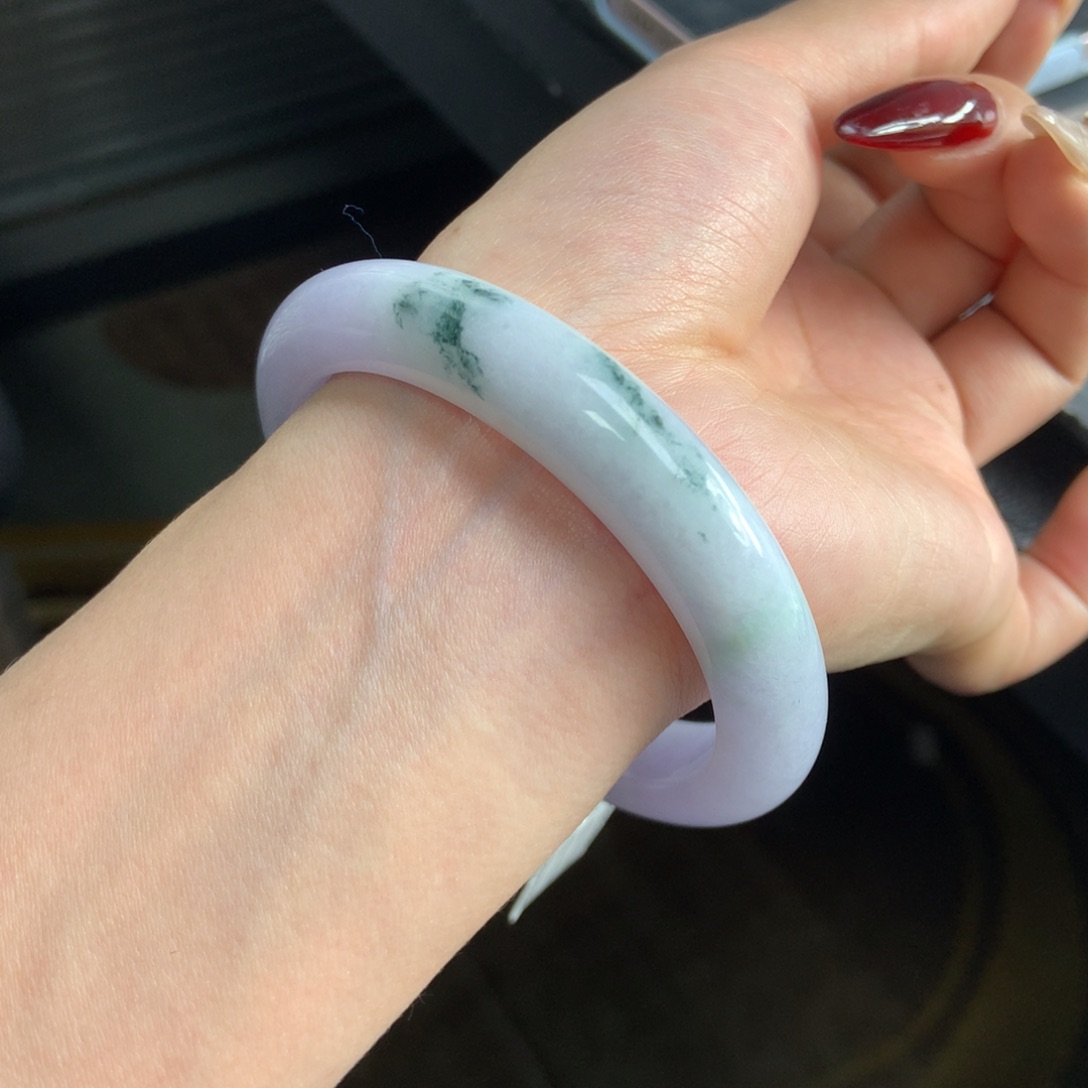 翡翠手镯未镶嵌莫奈花园