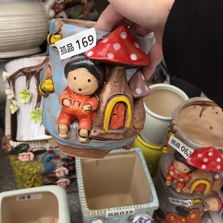 粗陶材质多肉花盆169