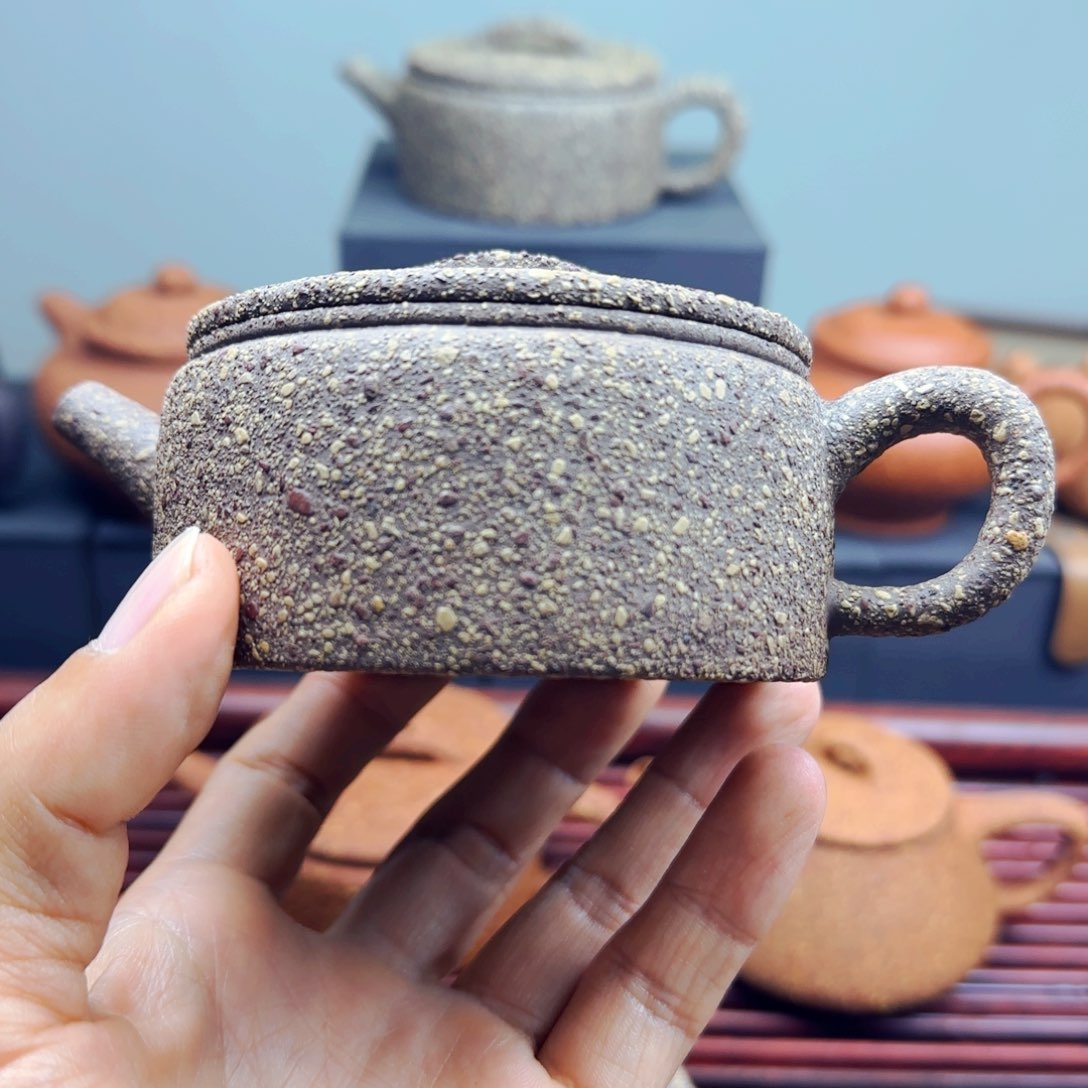 茶壶紫砂八目洗砂汉瓦160cc