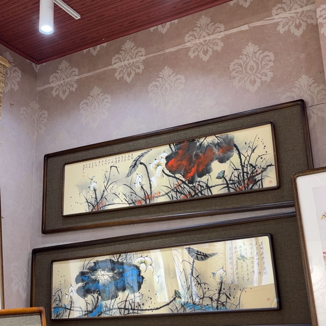 国画高*亲笔手绘作品