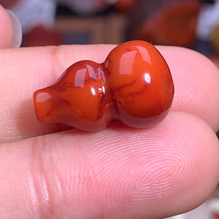 南红玛瑙未镶嵌珠宝半成品火焰葫芦