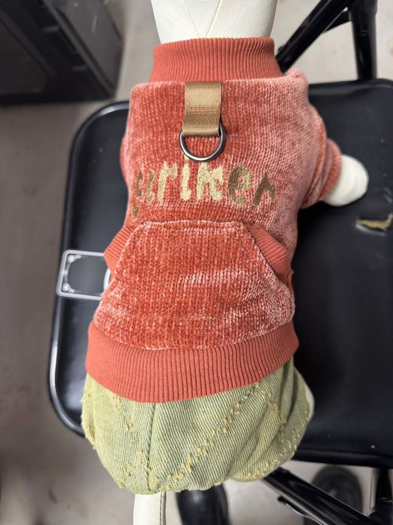 金冠宝贝冬季小犬四脚加厚保暖宠物雪尼尔棉衣泰迪比熊博美雪纳瑞