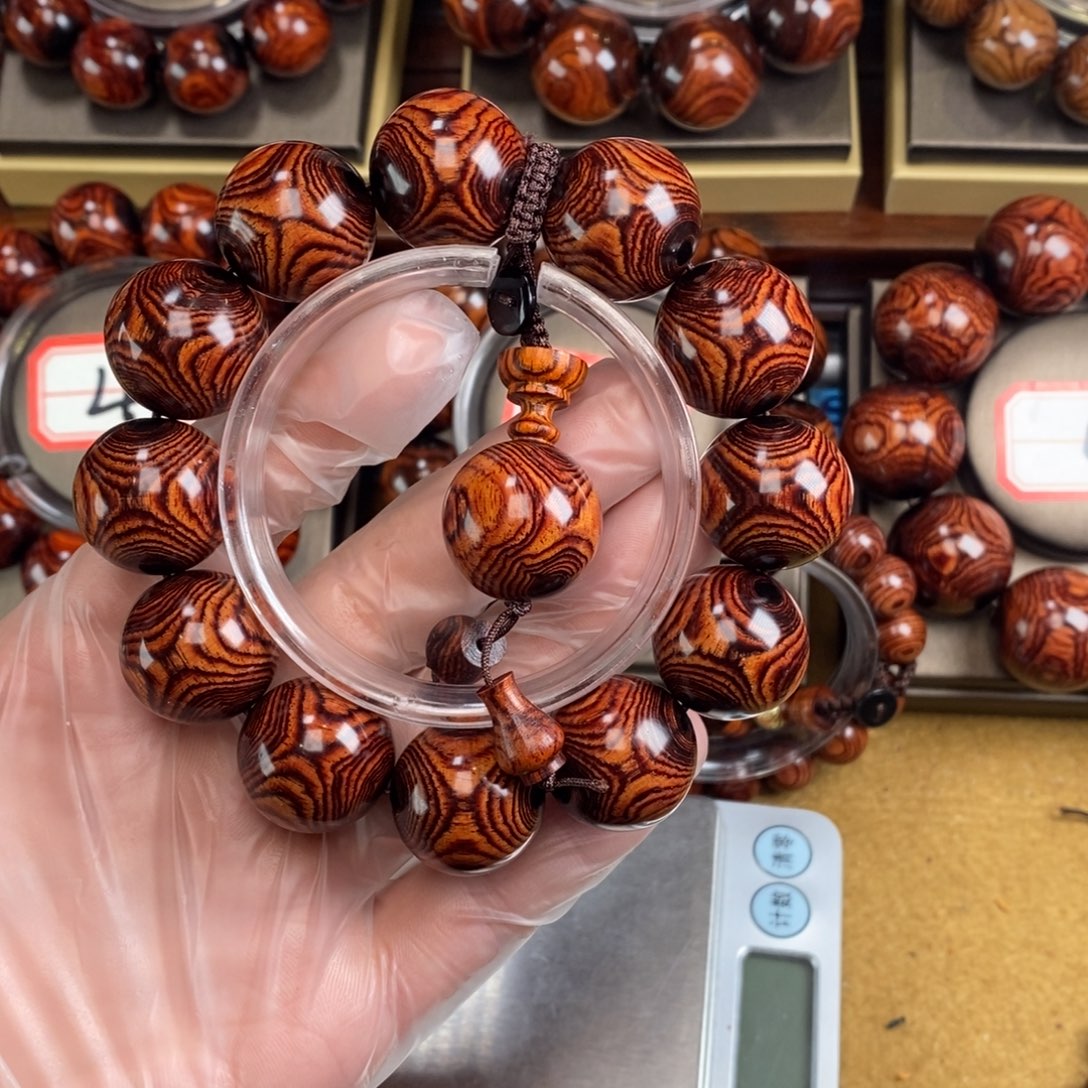老***队黄花梨/降香黄檀手工制作文玩手串