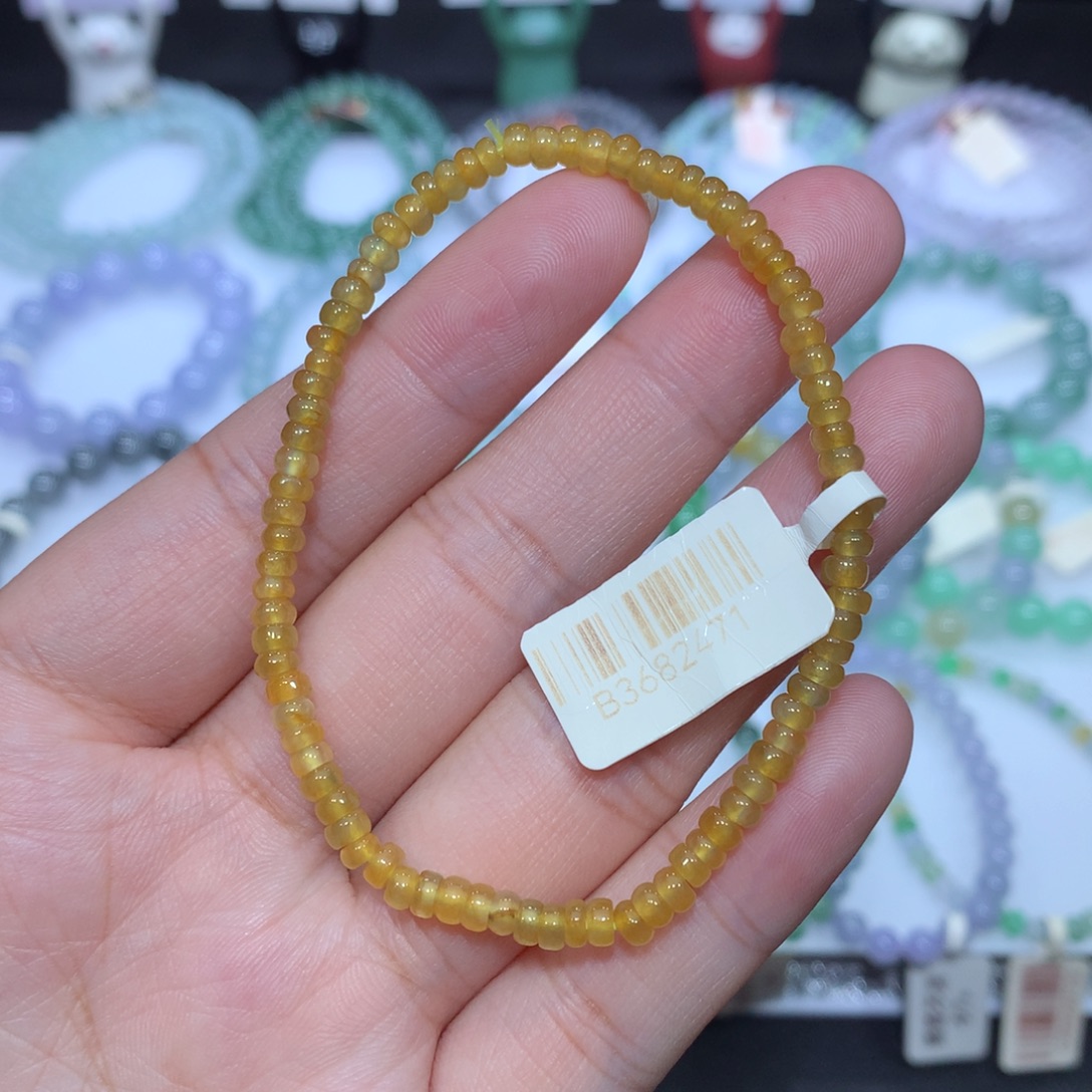 翡翠未镶嵌手串天然