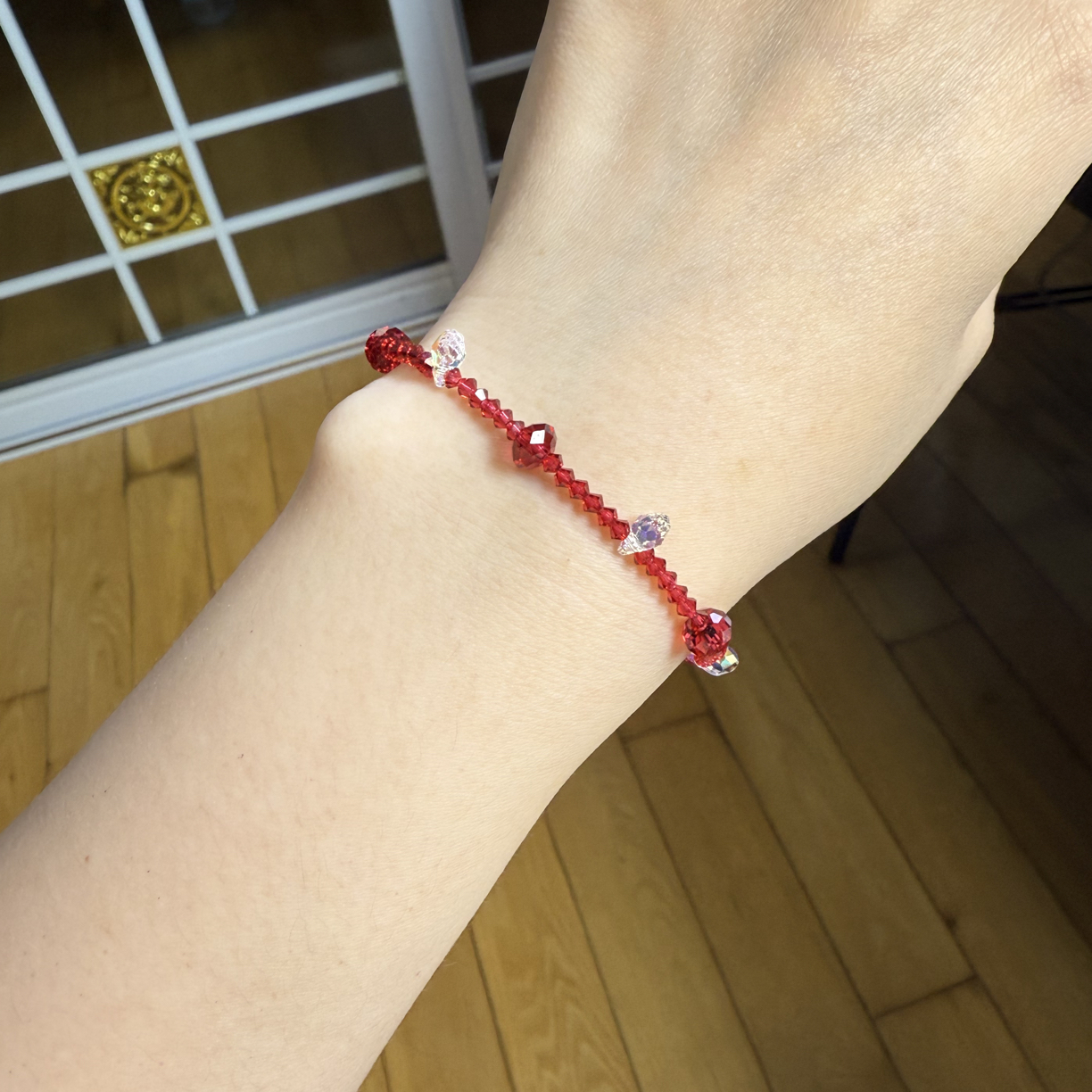 非金属仿水晶手链 【浆果小水滴】施家华子女款水晶饰品小众首饰