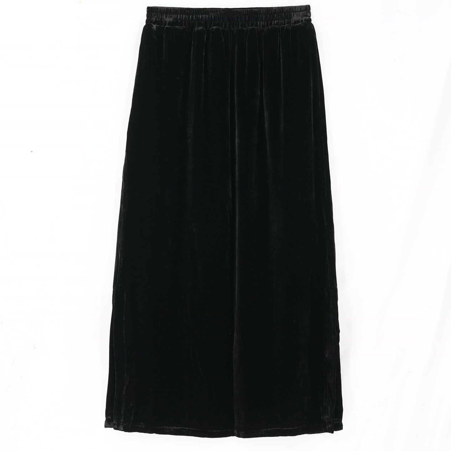 2025年冬季新款桑蚕丝植绒时尚百搭半身裙24087