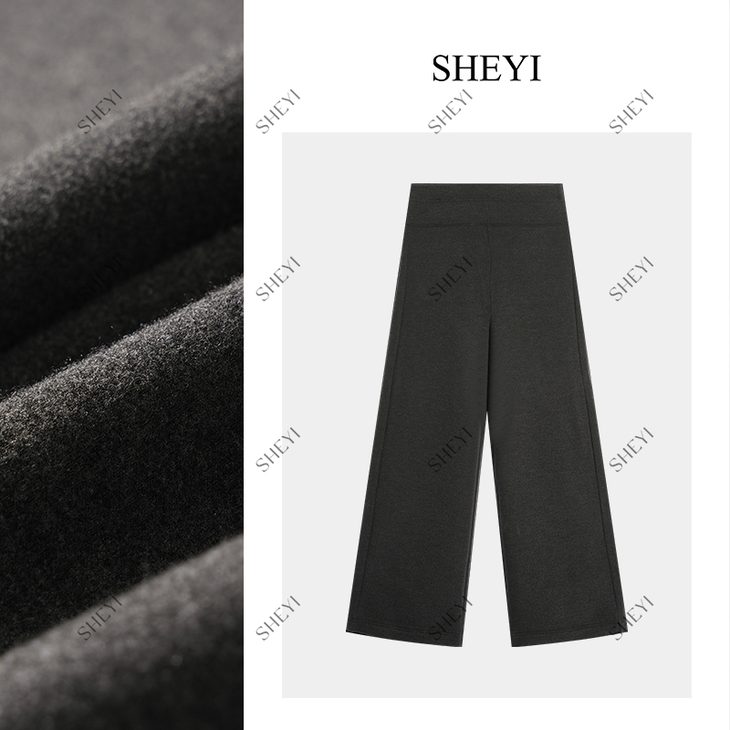 LULU羊毛空气层加绒全孕期可穿高弹秋冬加绒保暖显瘦孕妇裤3511